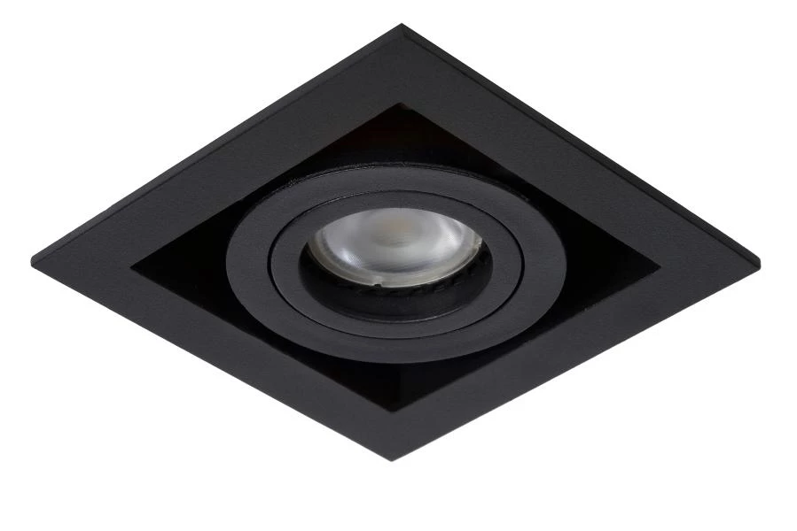 Lucide CHIMNEY - Recessed spotlight - 1xGU10 - Black - off